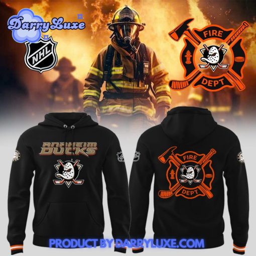 Anaheim Ducks x Firefighter Appreciation Night Hoodie Set