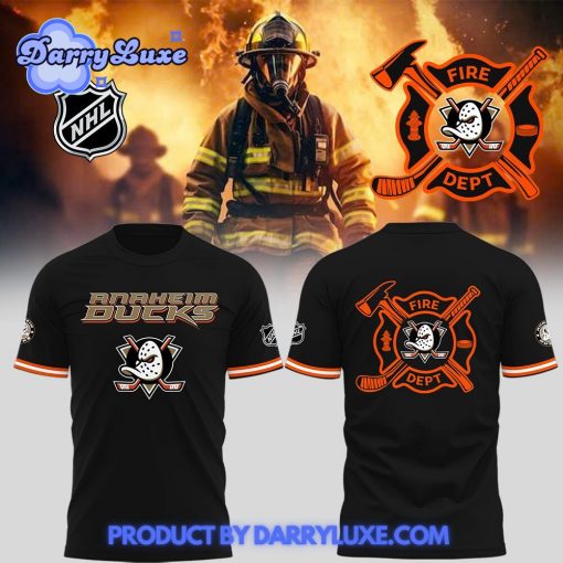 Anaheim Ducks x Firefighter Appreciation Night Shirt