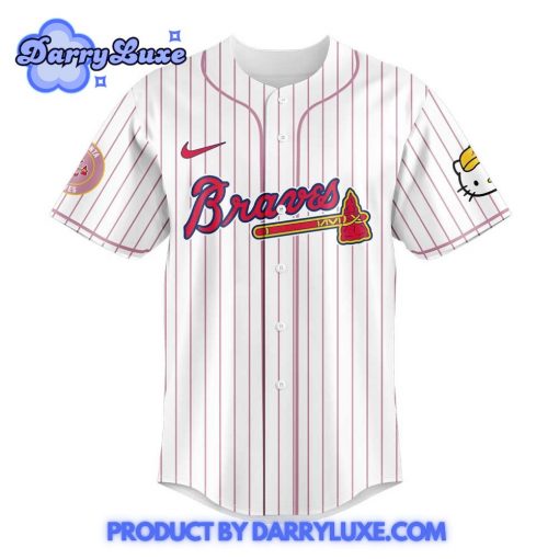 Atlanta Braves x Hello Kitty Night Game Baseball Jersey