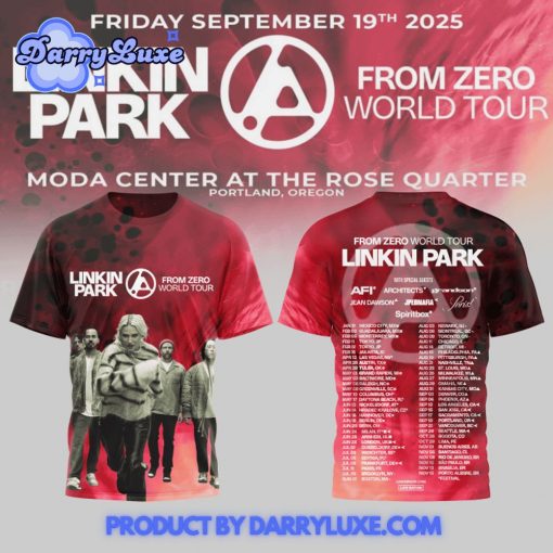 From Zero World Tour 2025 Linkin Park Shirt