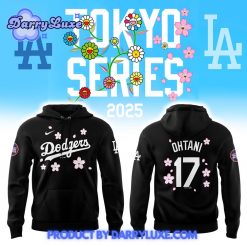 Los Angeles Dodgers OHTANI Tokyo Series 2025 Black Hoodie Set