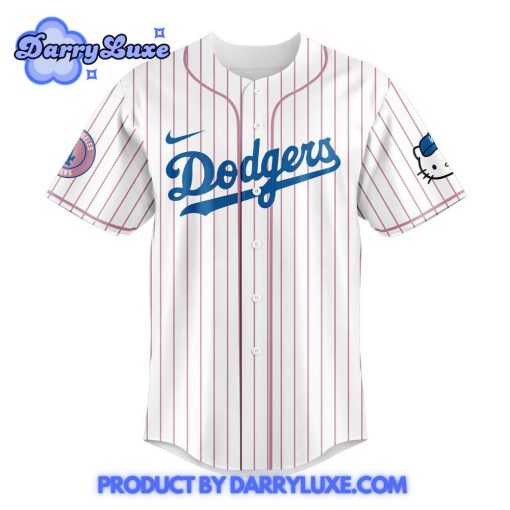 Los Angeles Dodgers x Hello Kitty Night Game Baseball Jersey