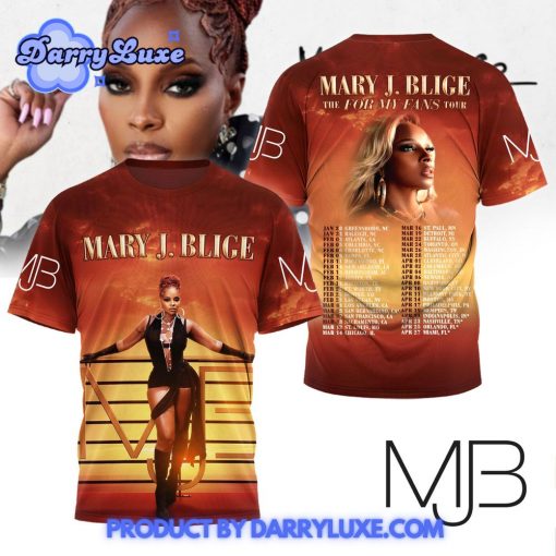 Mary J. Blige The For My Fans Tour 2025 Shirt