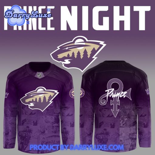 Minnesota Wild 2025 x Prince Night Hockey Jersey