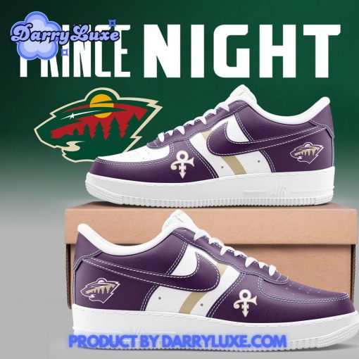 Minnesota Wild 2025 x Prince Night Nike Air Force 1