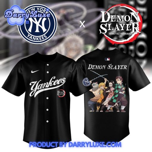 New York Yankees x Demon Slayer New Season Baseball Jersey 2025