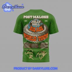 Post Malone with Jelly Roll The Big Ass World Tour Shirt 2025