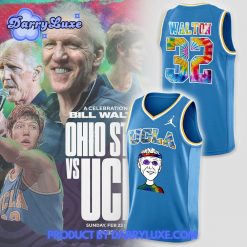 UCLA Honors the Late Bill Walton Basketball Jersey